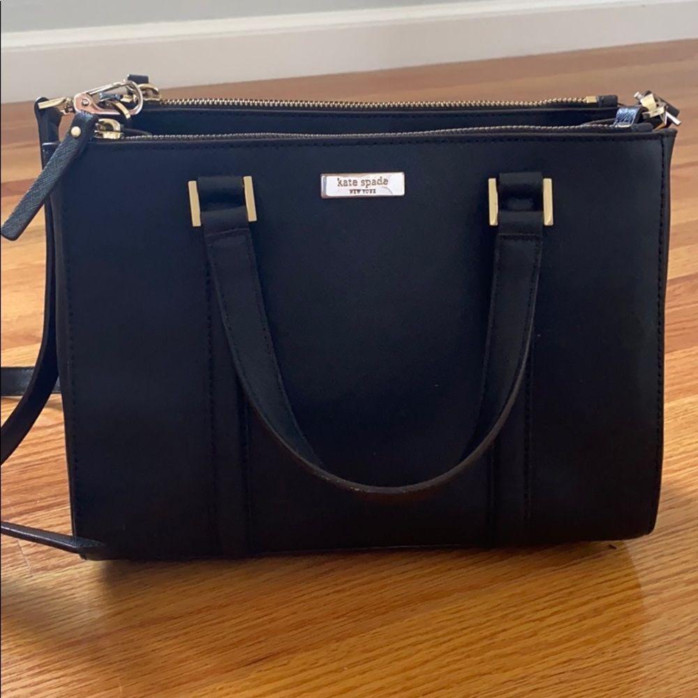 Kate Spade Black Medium Cross Body with Handles